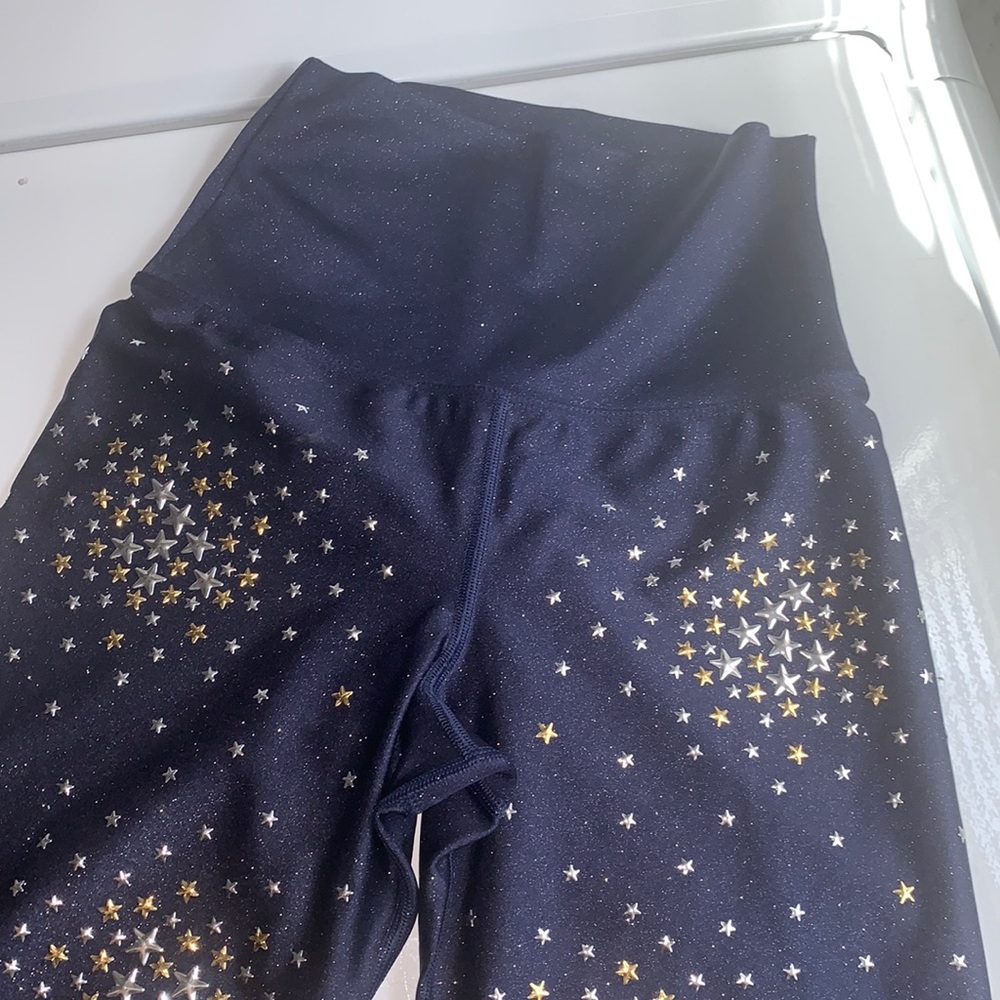 Beach Riot Navy Star Piper High Rise